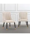 Manhattan Comfort Set Of 2 Eda Dining Chairs