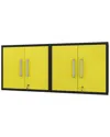 Manhattan Comfort Set Of 2 Eiffel Floating Garage Cabinets