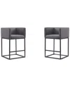 Manhattan Comfort Set Of 2 Embassy Counter Stools