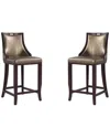 Manhattan Comfort Set Of 2 Emperor Bar Stools