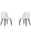 Manhattan Comfort Set Of 2 Estelle Dining Chairs