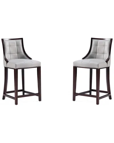 Manhattan Comfort Set Of 2 Fifth Avenue Counter Stools