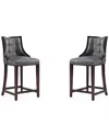 Manhattan Comfort Set Of 2 Fifth Avenue Counter Stools