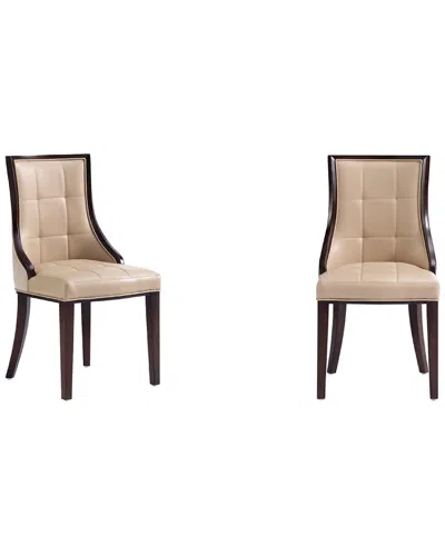 Manhattan Comfort Set Of 2 Fifth Avenue Dining Chairs