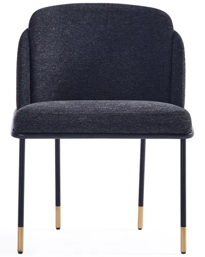 Manhattan Comfort Set Of 2 Flor Dining Chairs In Black