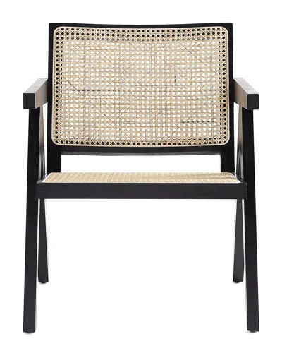 Manhattan Comfort Set Of 2 Hamlet Accent Chairs In Black