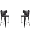 Manhattan Comfort Set Of 2 Holguin Bar Stools