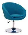 Manhattan Comfort Set Of 2 Hopper Swivel Adjustable Height Chairs