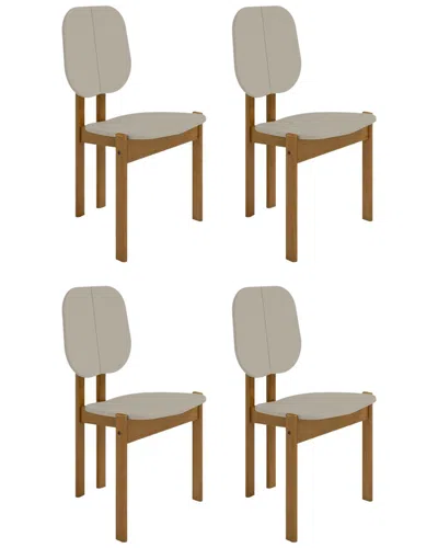 MANHATTAN COMFORT MANHATTAN COMFORT SET OF 2 MID-CENTURY MODERN GALES DINING CHAIRS