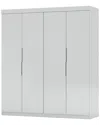 Manhattan Comfort Set Of 2 Mulberry 2.0 Wardrobe Closets