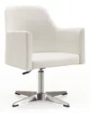 Manhattan Comfort Set Of 2 Pelo Adjustable Height Swivel Accent Chairs