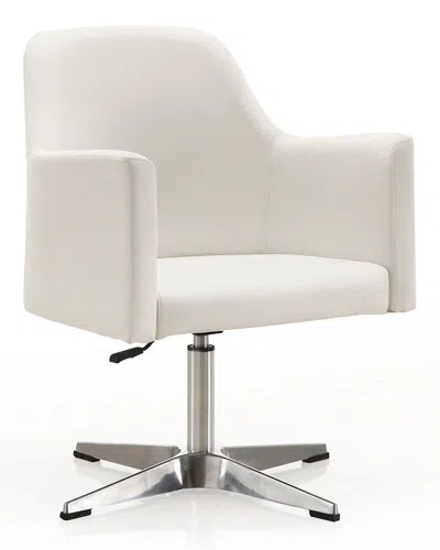 Manhattan Comfort Set Of 2 Pelo Adjustable Height Swivel Accent Chairs
