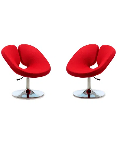 Manhattan Comfort Set Of 2 Perch Adjustable Chairs