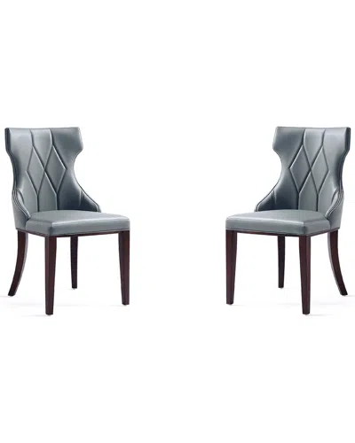 Manhattan Comfort Set Of 2 Reine Dining Chairs