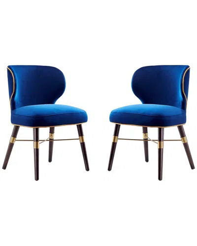 Manhattan Comfort Set Of 2 Strine Dining Chairs