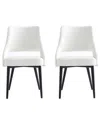 Manhattan Comfort Tremont Modern Leatherette Dining Chair With Metal Legs