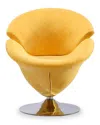 Manhattan Comfort Set Of 2 Tulip Swivel Accent Chairs