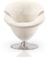 Manhattan Comfort Set Of 2 Tulip Swivel Accent Chairs
