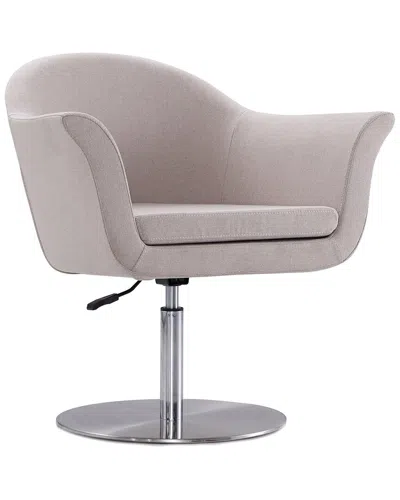 Manhattan Comfort Set Of 2 Voyager Swivel Adjustable Accent Chairs