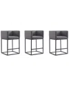 Manhattan Comfort Set Of 3 Embassy Counter Stools