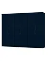 Manhattan Comfort Set Of 3 Mulberry 2.0 Wardrobe Closets