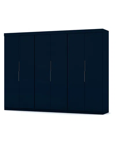 Manhattan Comfort Set Of 3 Mulberry 2.0 Wardrobe Closets