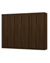 Manhattan Comfort Set Of 3 Mulberry 2.0 Wardrobe Closets