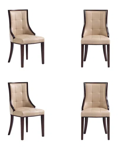 Manhattan Comfort Set Of 4 Fifth Avenue Dining Chairs