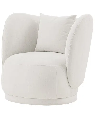 Manhattan Comfort Siri Accent Chair In White