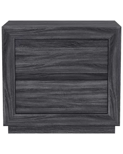 Manhattan Comfort Soren Nightstand In Black