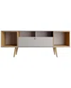 Manhattan Comfort Theodore 62.99" Medium-density Fiberboard 6-shelf Tv Stand