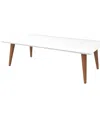 Manhattan Comfort Utopia 17.52" Wood Low Rectangle Coffee Table