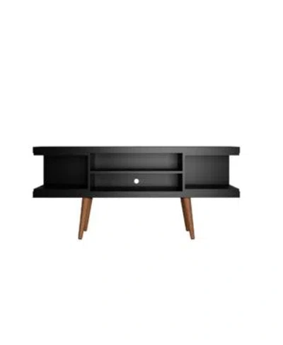 Manhattan Comfort Utopia Medium Density Fibreboard 5 Shelf Tv Stand Collection In White Matte