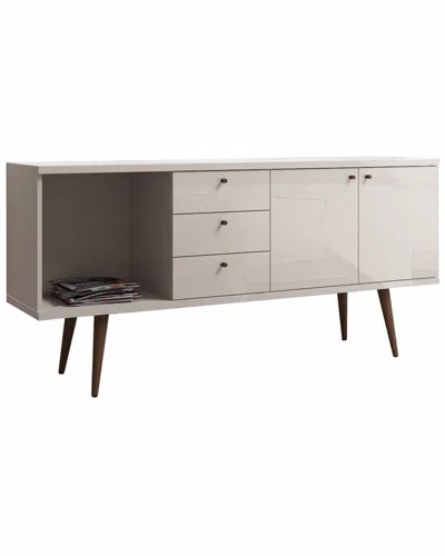 Manhattan Comfort Utopia Wide Dresser In Off-white