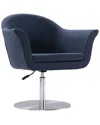 Manhattan Comfort Voyager Swivel Adjustable Accent Chair