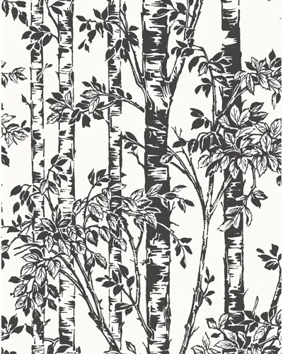 Manhattan Comfort Wallpaper In Black