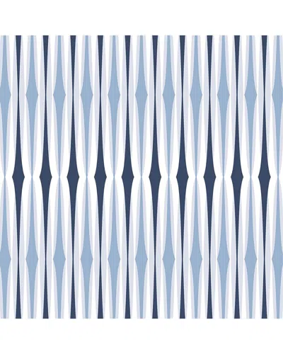 Manhattan Comfort Wallpaper In Blue