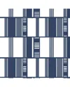 Manhattan Comfort Wallpaper In Navy