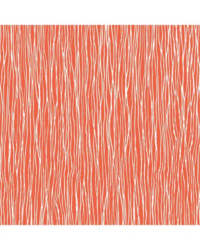 Manhattan Comfort Wallpaper In Orange