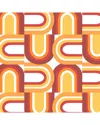 Manhattan Comfort Wallpaper In Orange