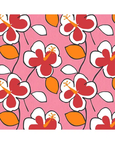 Manhattan Comfort Wallpaper In Pink