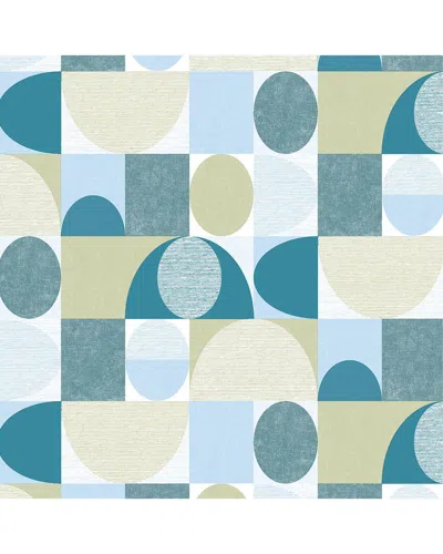 Manhattan Comfort Wallpaper In Turquoise