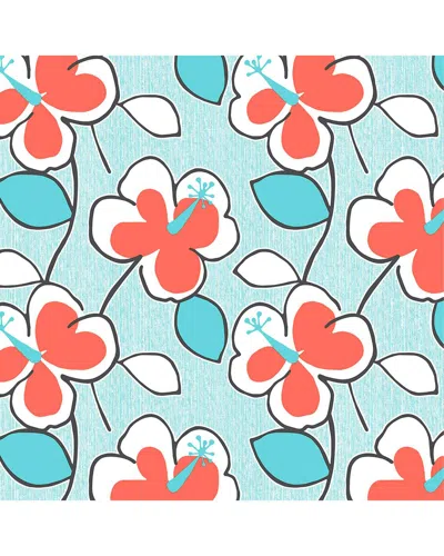 Manhattan Comfort Wallpaper In Turquoise