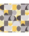 Manhattan Comfort Wallpaper In Yellow
