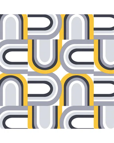 Manhattan Comfort Wallpaper In Yellow