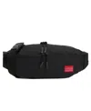 Manhattan Portage Fabric Covert Belt Bag In Black