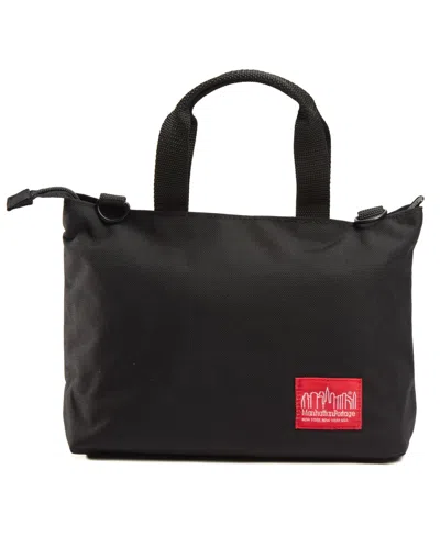 Manhattan Portage Fabric Street Tote In Black