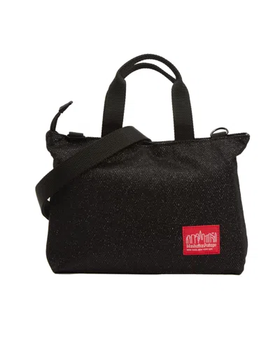 Manhattan Portage Fabric Street Tote In Black