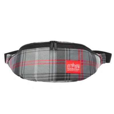 Manhattan Portage Plaid Brooklyn Bridge Belt Bag In Gray