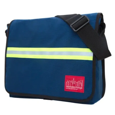 Manhattan Portage Reflective Dj Bag In Blue